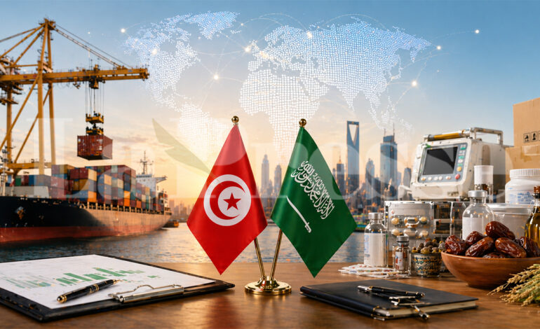 Échanges commerciaux : plus de 1,1 milliard de dinars entre la Tunisie et l’Arabie saoudite en 2025