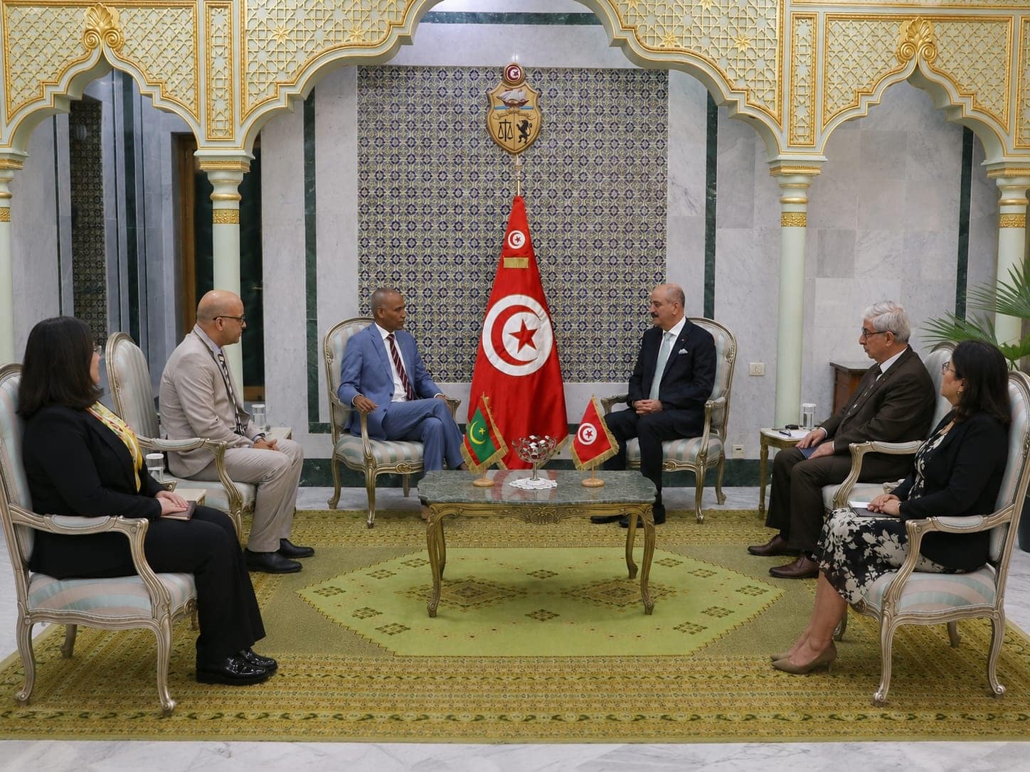 Nafti s&rsquo;entretient avec l&rsquo;ambassadeur de la Mauritanie à l&rsquo;occasion de...