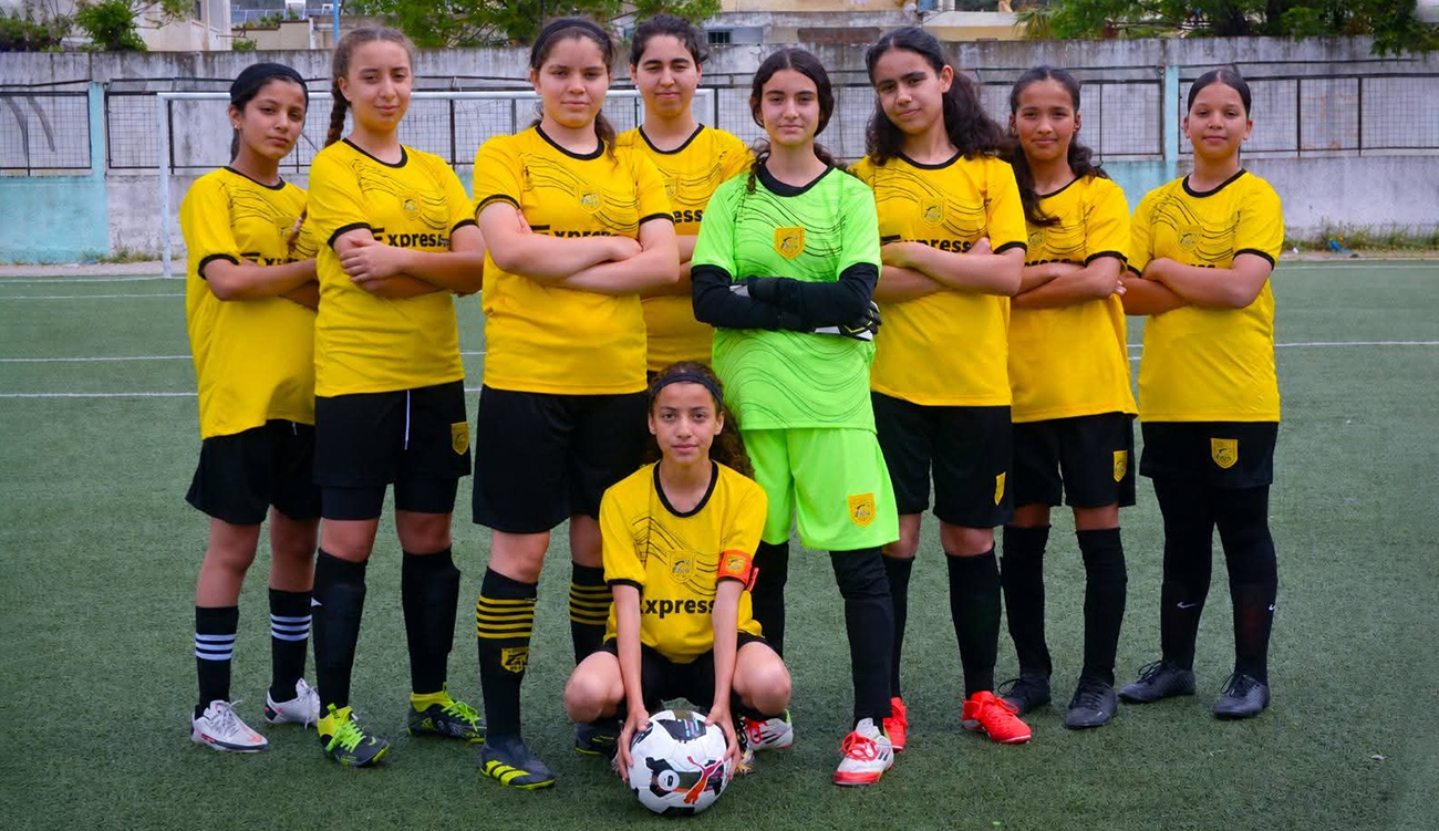 L’équipe féminine de football du CAB  en Division 1...