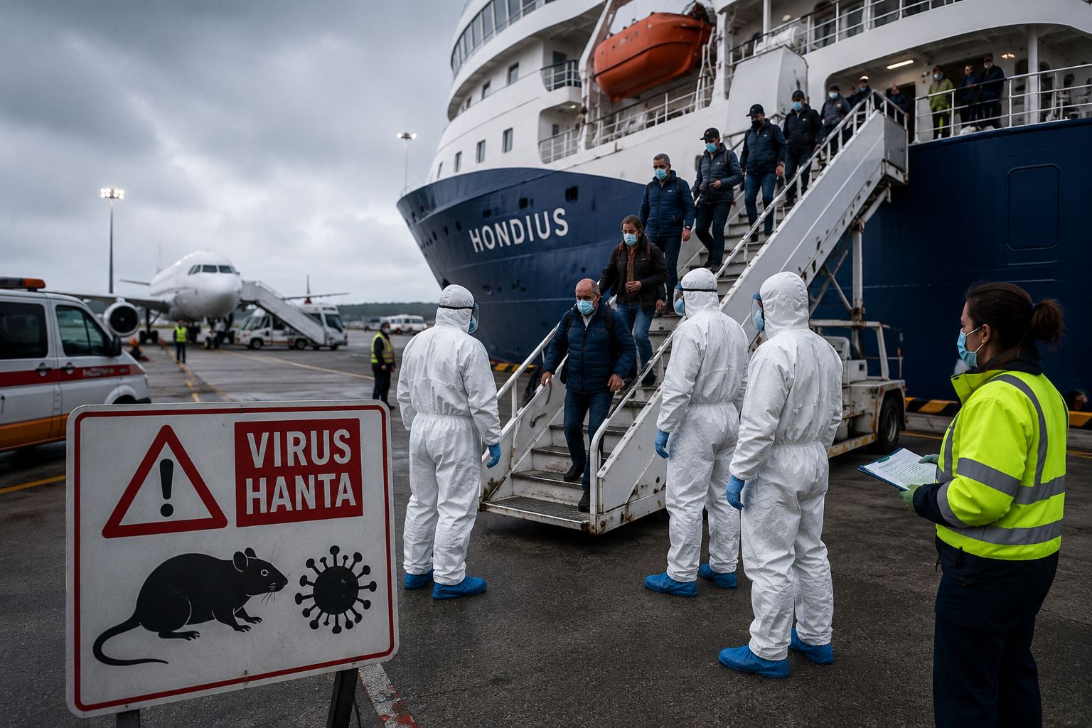 Virus Hanta à bord du “Hondius” : plusieurs pays mobilisent...