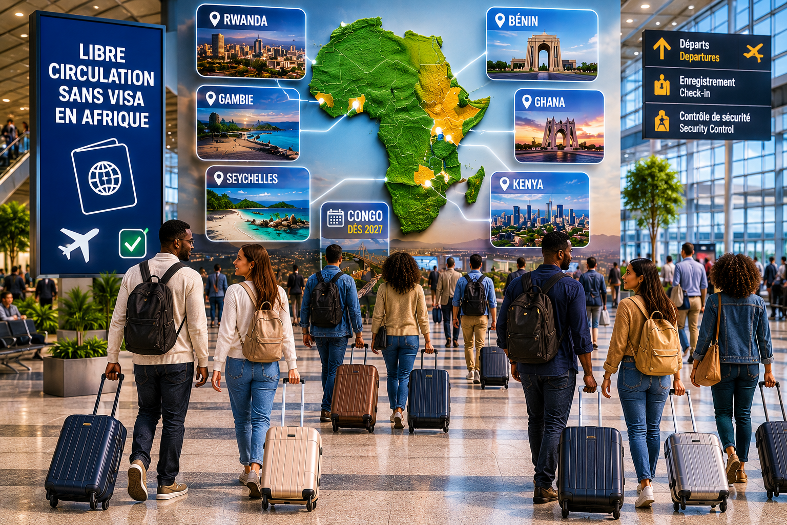 Voyager sans visa en Afrique : la liste des pays...