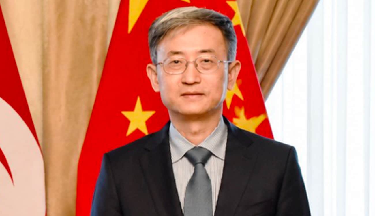 L’ambassadeur de Chine en Tunisie, S.E.M. Wan Li, à La...