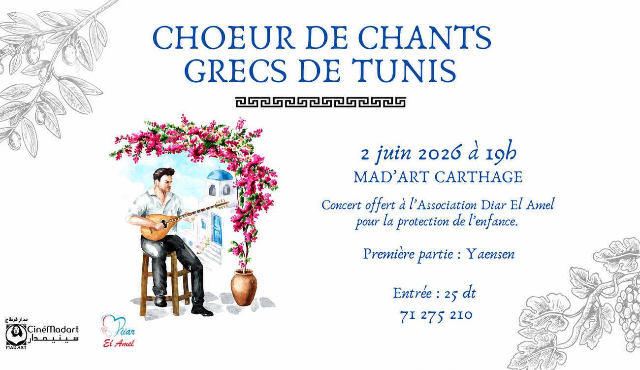 Chœur des Chants Grecs de Tunis : concert caritatif à...
