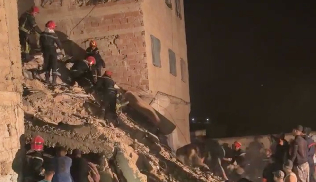 Maroc : 4 morts et des blessés dans l&rsquo;effondrement d&rsquo;un...