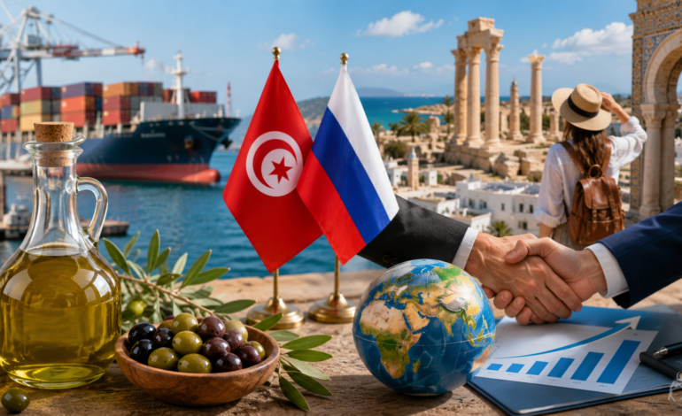 Huile d’olive, tourisme, commerce : la Russie veut renforcer sa coopération avec la Tunisie 
