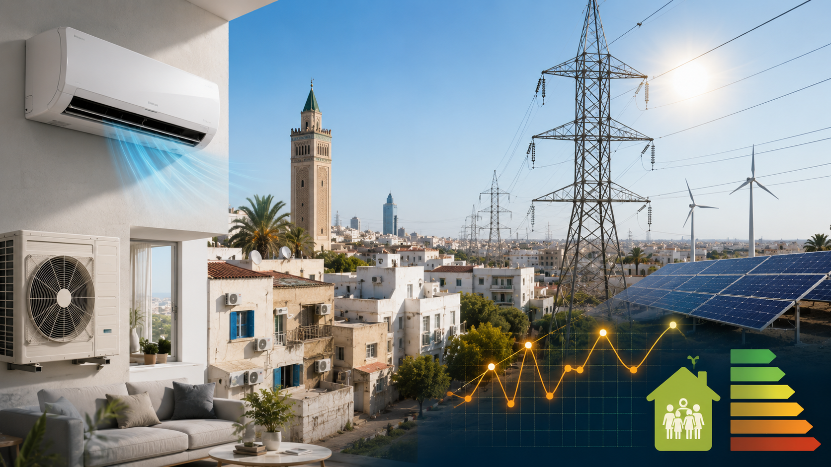 Énergie : plus de 2,7 millions de climatiseurs en Tunisie...