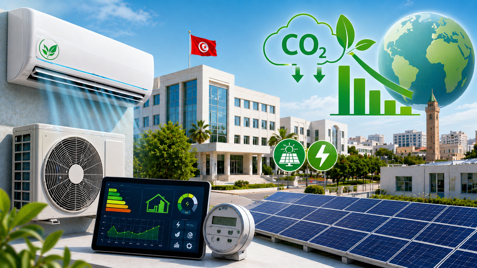 Tunisie : 4 000 tonnes de CO₂ évitées grâce au...