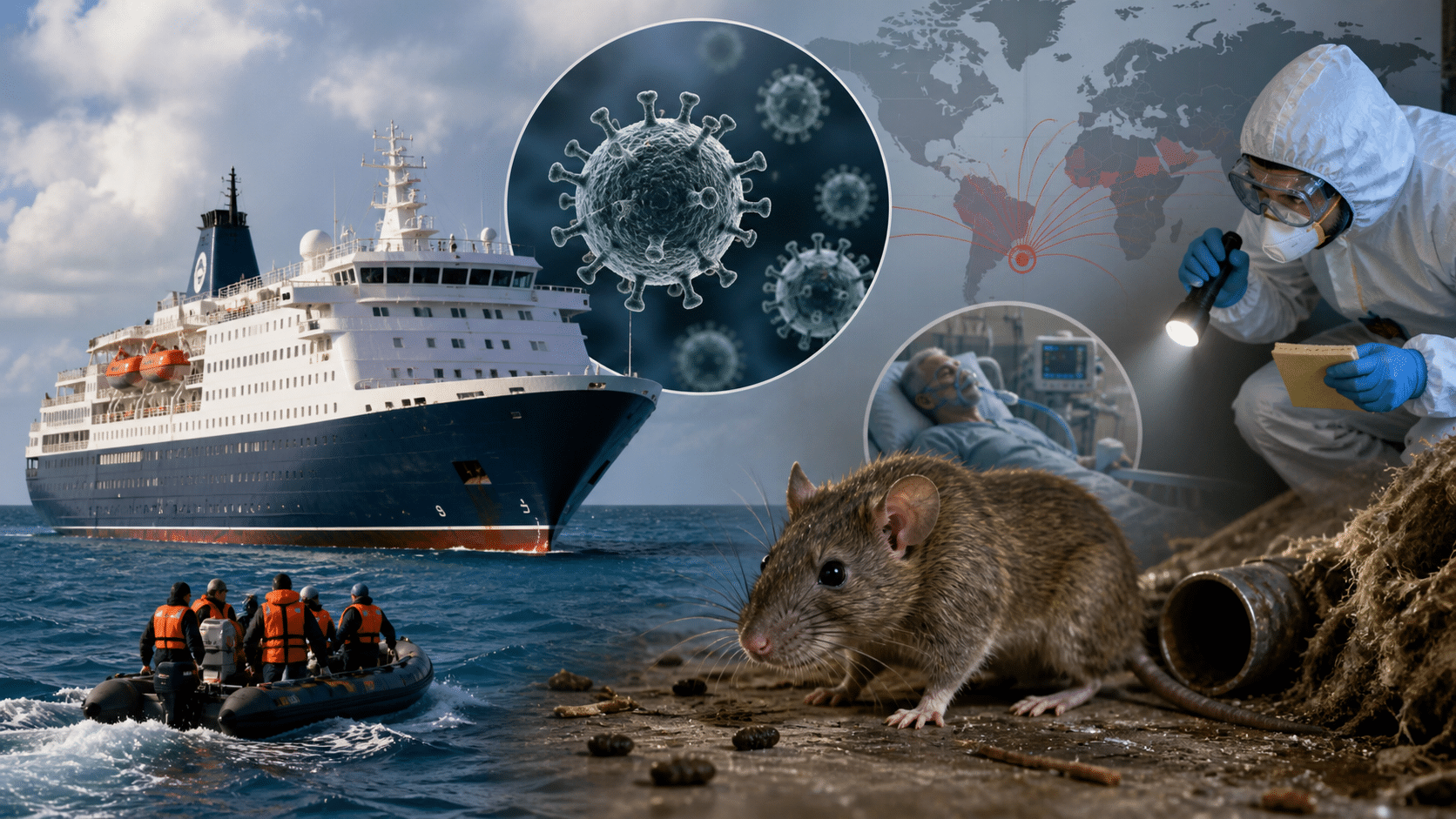 Trois morts sur un navire…qu’est-ce que le hantavirus et comment...