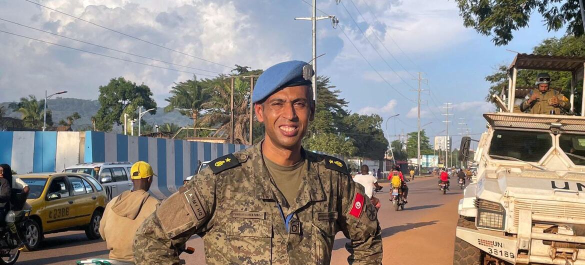 En République centrafricaine, un officier tunisien de la MINUSCA décrit...