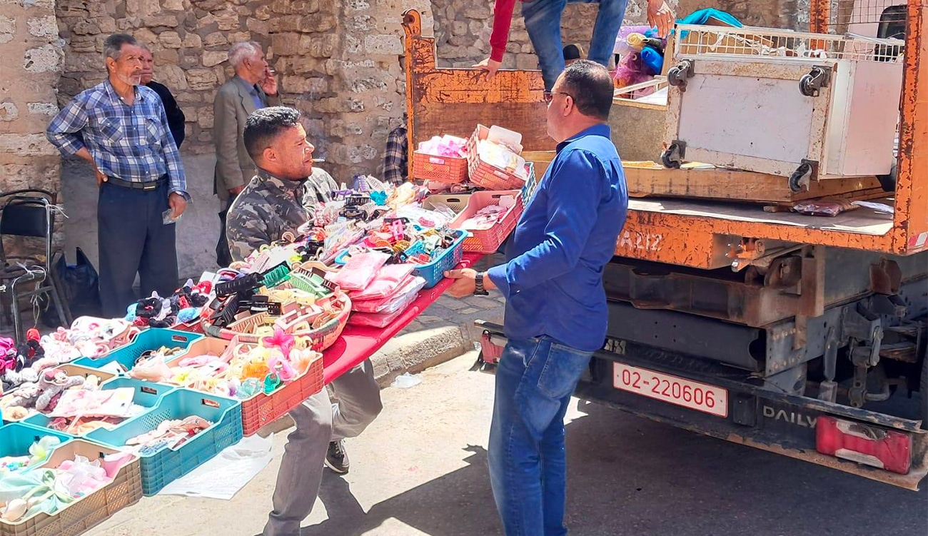 Médina de Sousse : opérations de saisie contre les dépassements...