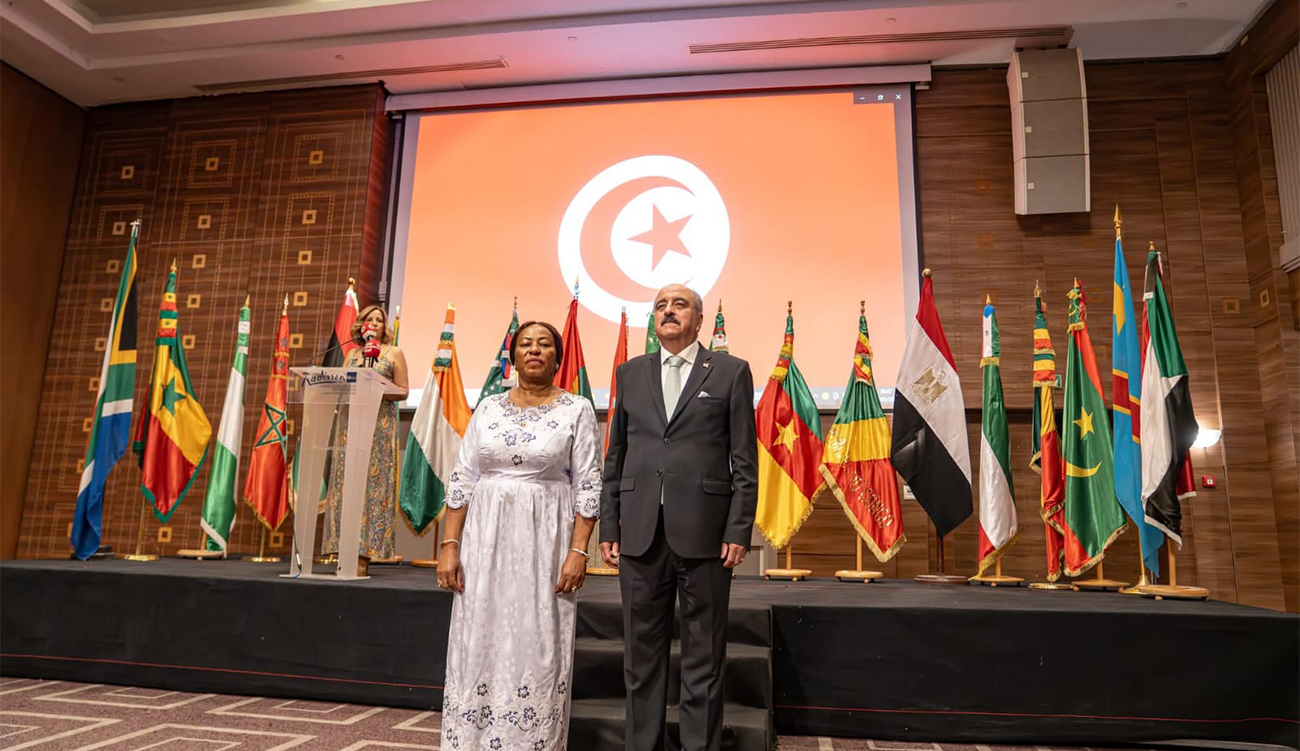 Mohamed Ali Nafti, lors de la journée mondiale de l’Afrique...