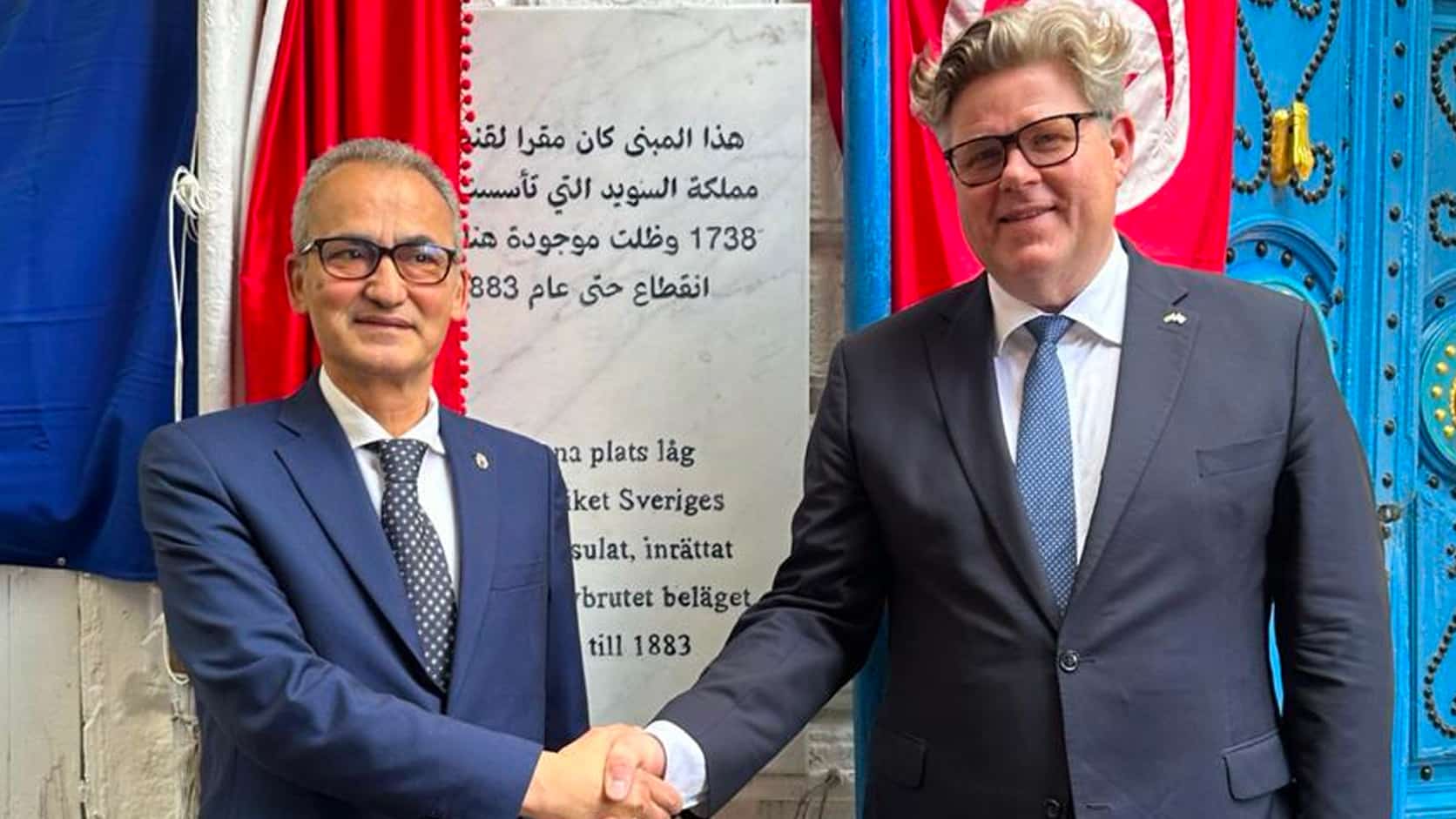 Tunisie–Suède : inauguration d’une plaque historique dans la médina de...