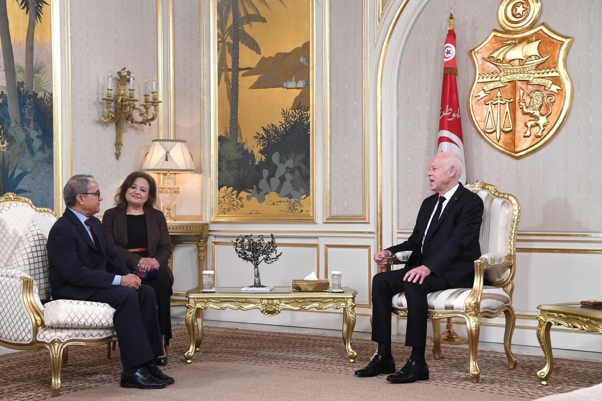 Kaïs Saïed reçoit l’ambassadeur du Pakistan en fin de mission...