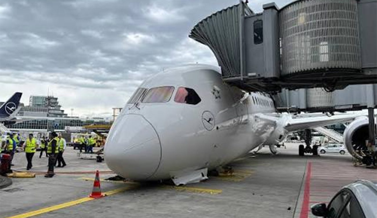 Lufthansa : un Boeing quasi neuf s’effondre au sol !
