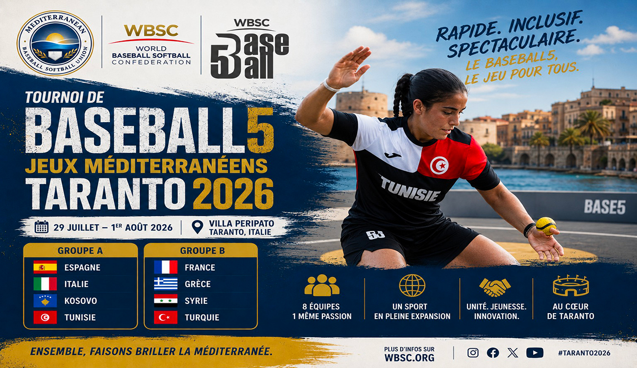 Jeux Méditerranéens 2026 : la Tunisie dans un groupe relevé...