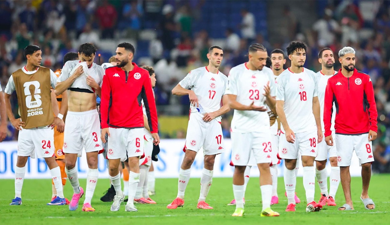 L’équipe de Tunisie quitte le Mondial après le revers 4-0...