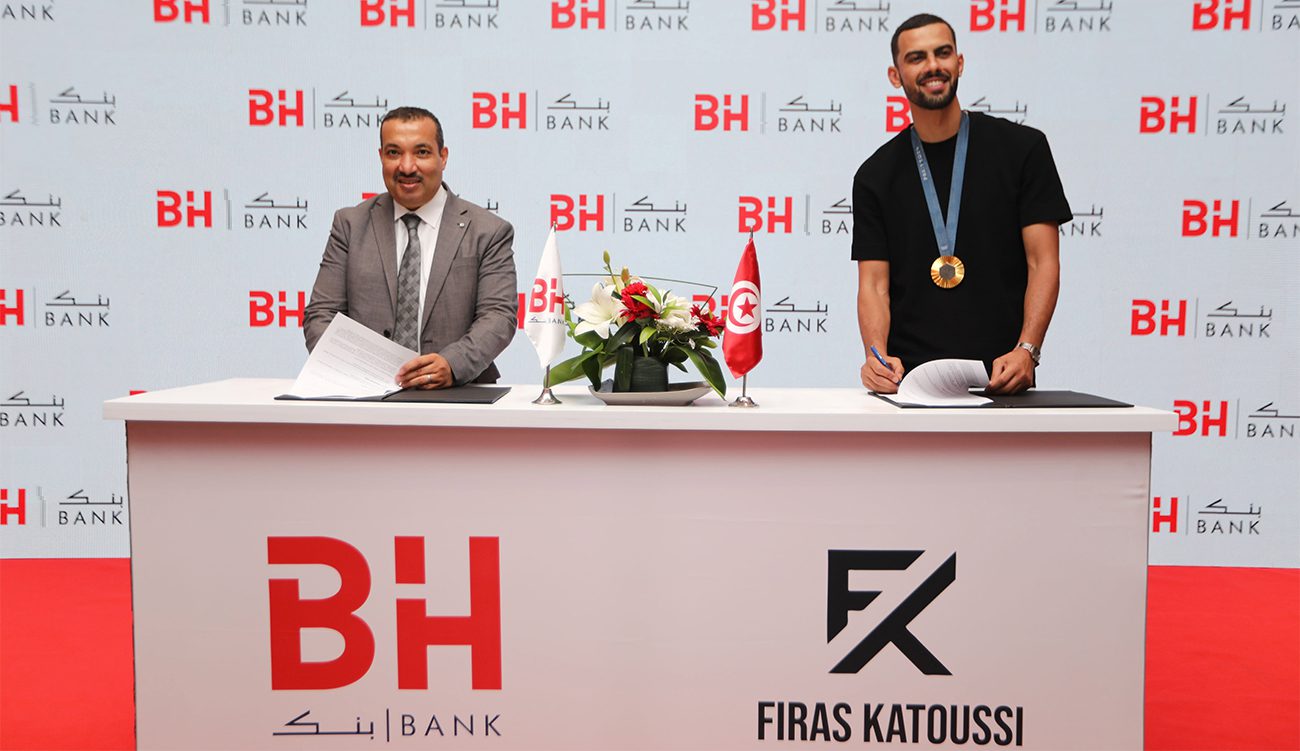 BH BANK partenaire officiel du champion olympique  Firas Kattoussi