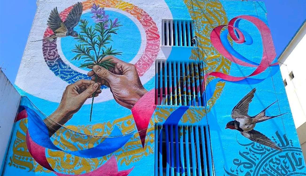 À l’institut Salah Azaïez, la fresque « Main dans la main »...