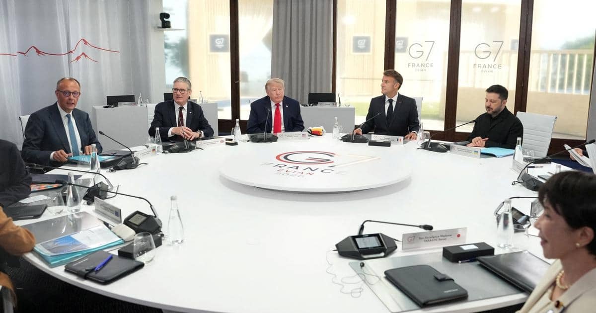 À Évian, les pays du G7 apportent leur soutien à...