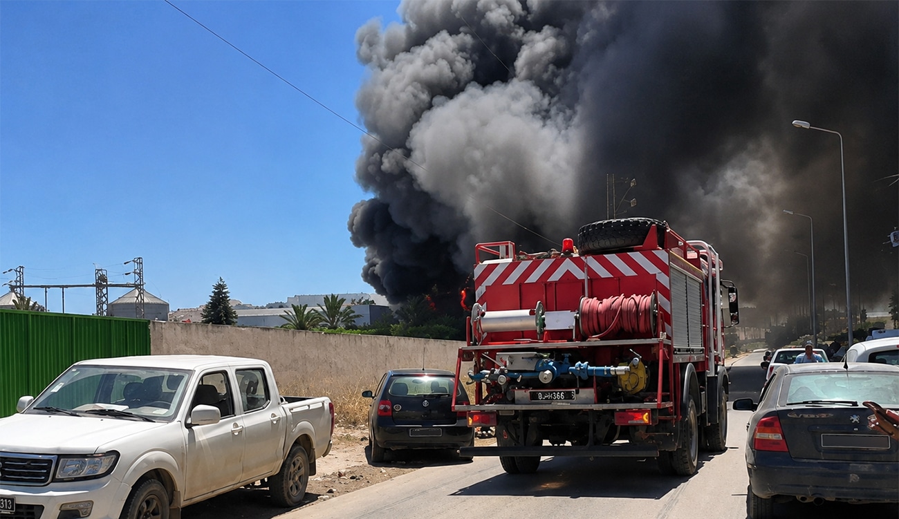 Alerte info : incendie majeur dans une unité pharmaceutique à...