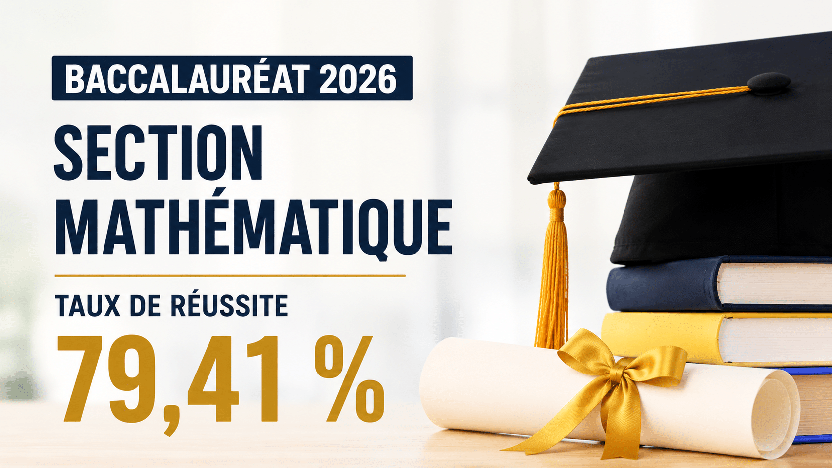 Bac 2026 : les mathématiques dominent avec un taux de...