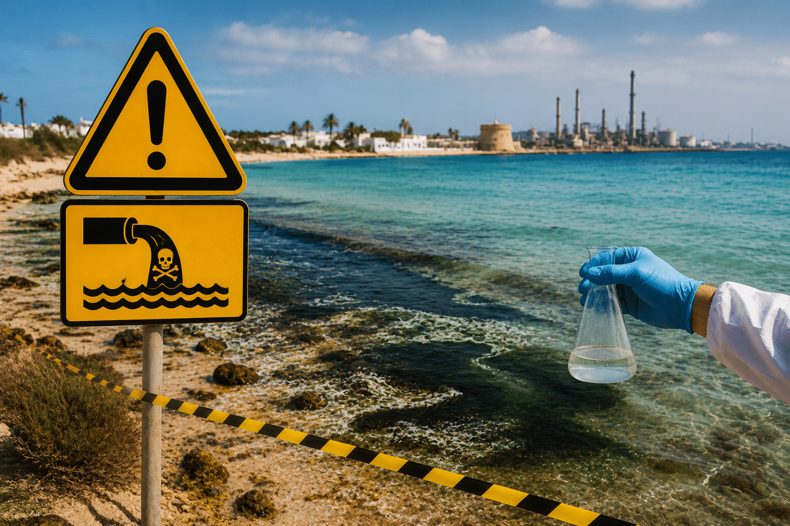 Monastir : alerte à une possible pollution chimique sur le...