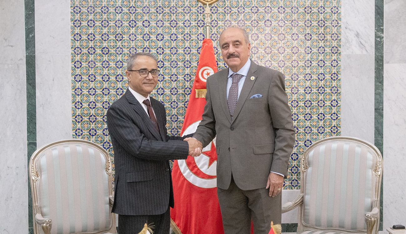 Mohamed Ali Nafti reçoit l’ambassadeur du Pakistan en visite d’adieu
