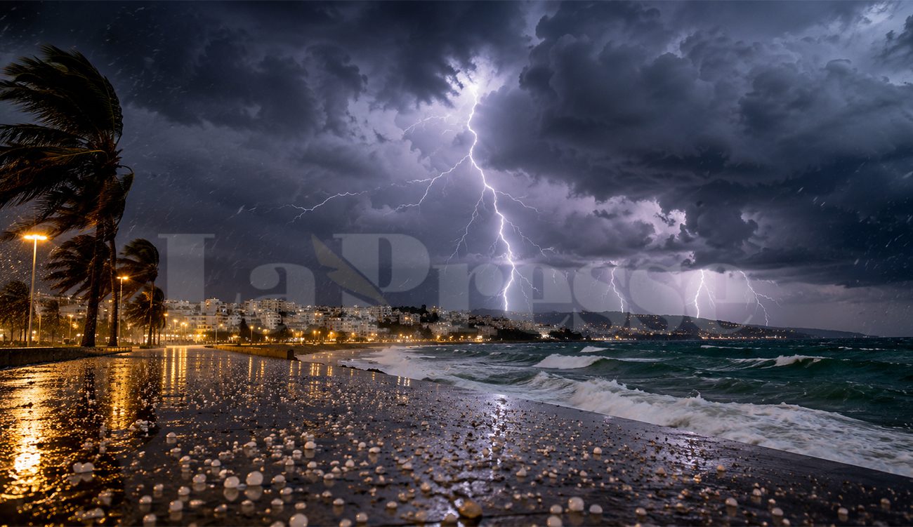 Orages, grêle et vents forts : la nuit s’annonce agitée...