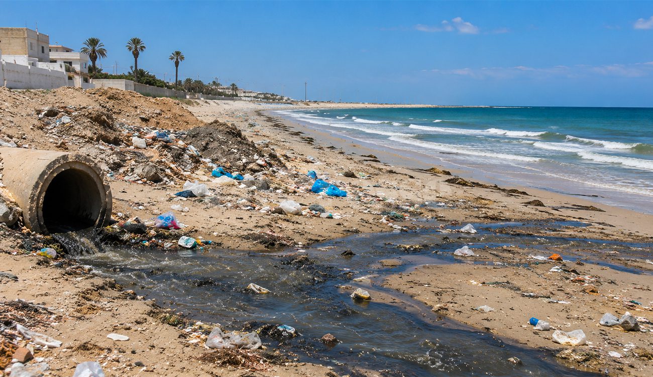 Une plage de Sousse transformée en décharge à ciel ouvert