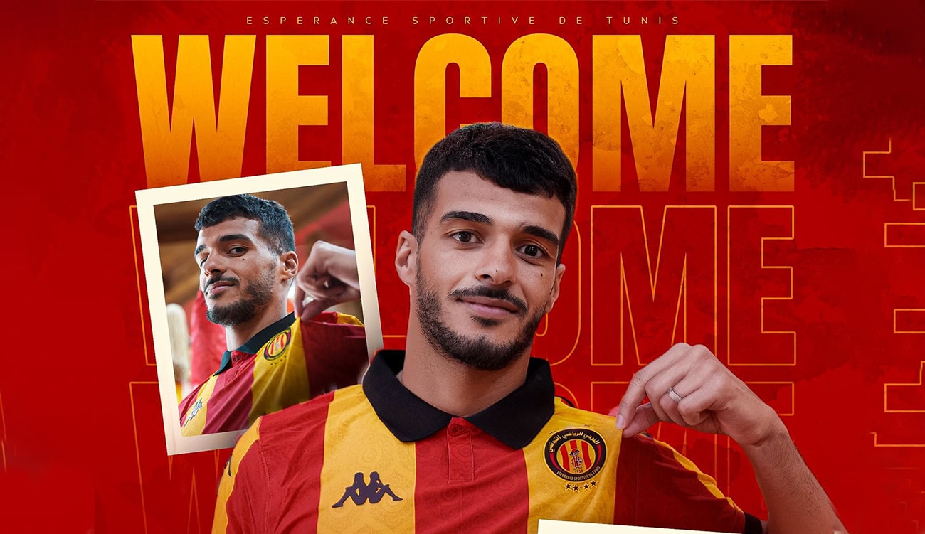 Marouane Sahraoui s’engage avec l’Espérance de Tunis