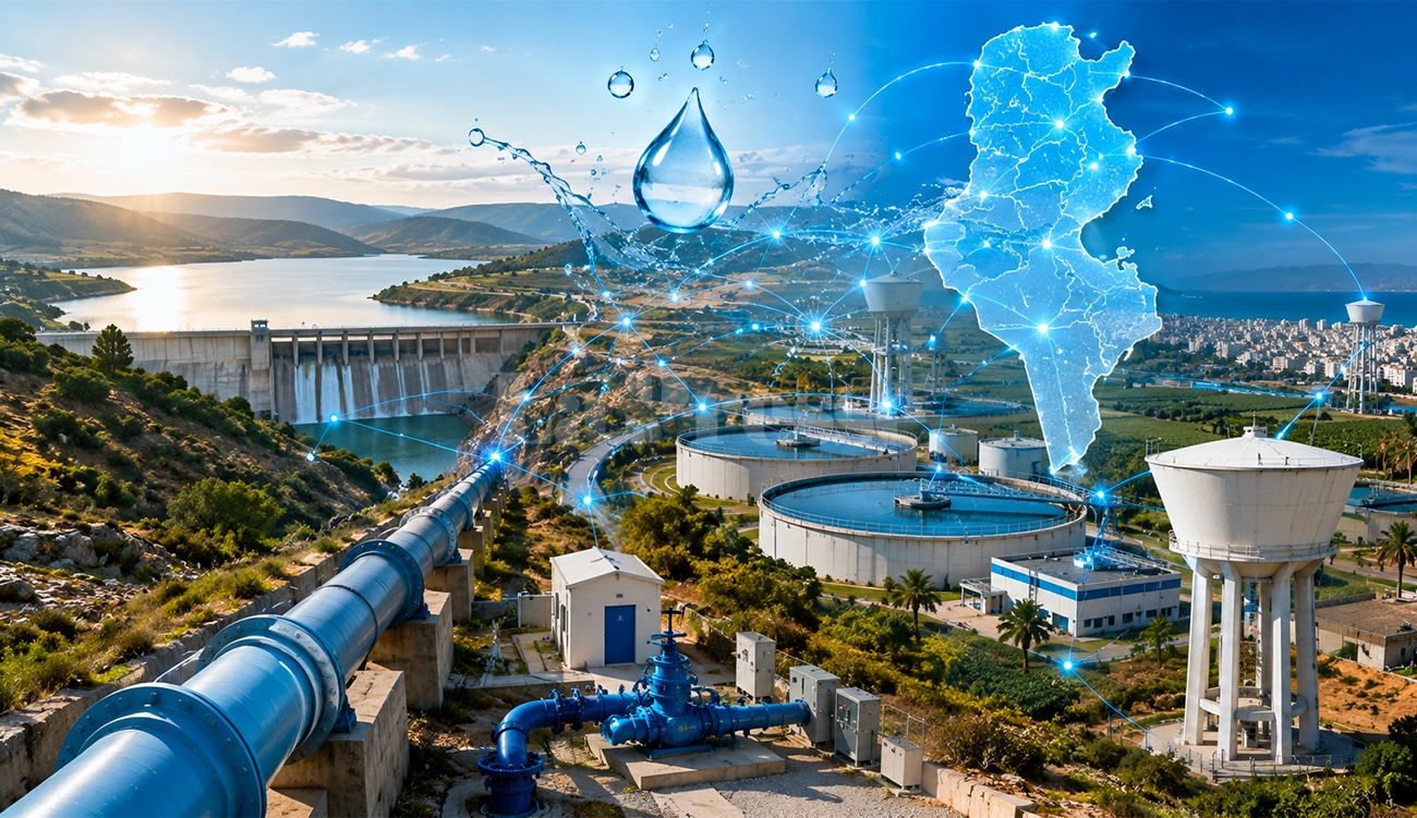 SONEDE : 56 projets pour sécuriser l’approvisionnement en eau dans...