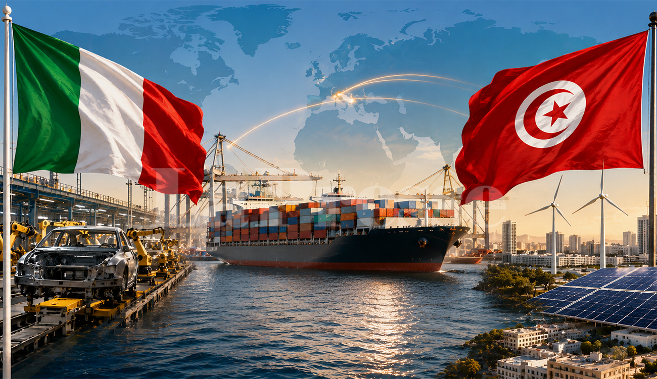 Tunisie : première destination africaine des exportations italiennes, selon Rome