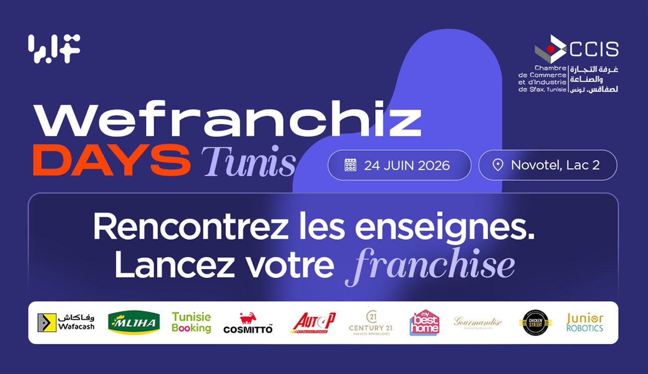 WeFranchiz Days Tunis 2026 : La franchise comme levier d’entrepreneuriat...
