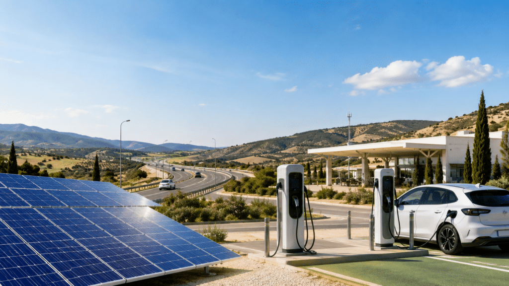 Lancement du premier projet solaire pour alimenter le réseau autoroutier