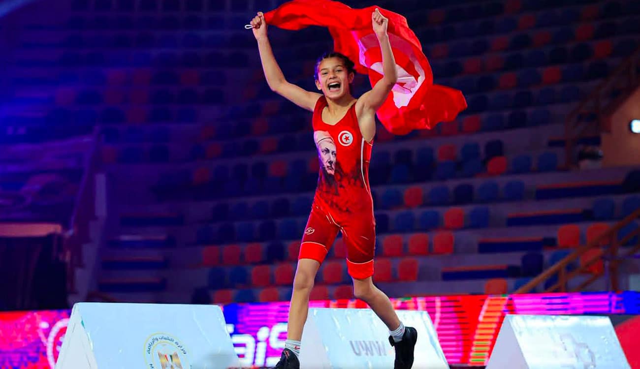 Championnats du monde de lutte U17 : Tasnim Athimni glane...